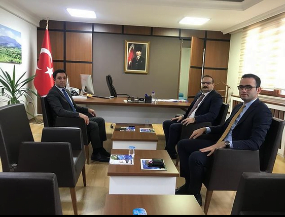 Saraydüzü Kaymakamımızı Boyabat Başsavcısı ve Ağır Ceza Hakimi Ziyaret Etti.