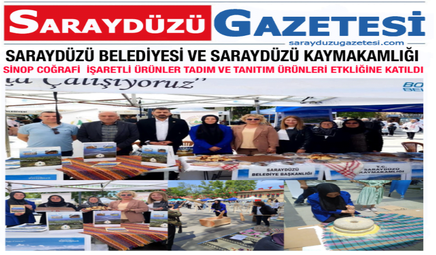 Saraydüzü Belediyesi Sinop Coğrafi İşaretler Tanıtım Gününe Katıldı.