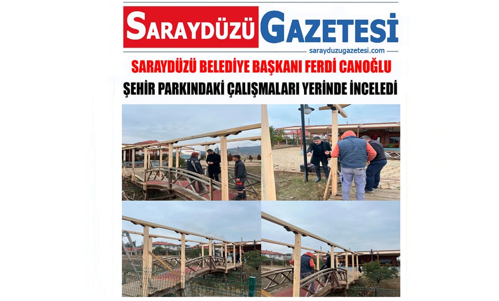 Saraydüzü Şehir Parkında Yenileme Çalışmaları Yapıldı